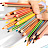 Карандаши цветные BIC "Evolution Stripes", 12 цветов, шестигранные, грифель 9505221 Фото 3