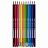 Карандаши цветные стираемые с резинкой CARIOCA "Erasable", 12 цветов, шестигранные, грифель 3 мм, 42897 Фото 2