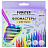 Фломастеры с блестками FUNSTER (ФАНСТЕР) "GLITTER" 12 цветов, ударопрочный наконечник, 152629