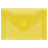 Папка-конверт на кнопке СТАММ А7 (74*105мм), 150мкм, пластик, прозрачная, желтая Папка-конверт на кнопке СТАММ А7 (74*105мм), 150мкм, пластик, прозрачная, желтая