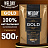 Кофе растворимый WELDAY (ВЭЛДЭЙ) "GOLD" 500 г, БРАЗИЛИЯ, арабика, сублимированный, в упаковке Zip-Lock, 622673 Фото 0