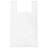 Пакет "майка" КОМПЛЕКТ 100 штук, 28+15х55, ПНД белый, 15 мкм, LAIMA, 700787