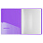 Папка с 20 вкладышами Berlingo "Envy" А4, 17мм, 700мкм, с внутр. карманом, фиолетовая Фото 0