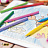 Мелки пластиковые BIC "Plastidecor", 12 цветов, ультрапрочные, круглые, картонная упаковка, подвес, 945764 Фото 2