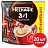 Кофе порционный растворимый Nescafe 3 в 1 Классик 20 пакетиков по 14.5 г Фото 1