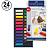 Пастель Faber-Castell "Soft pastels", 24 цвета, мини, картон. упаковка Фото 0