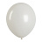 Воздушные шары, 50шт., М12/30см, MESHU, пастель, белый