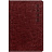Телефонная книга А7, 64л., кожзам, BG "Nebraska. Dark red", с вырубкой