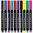 Набор капиллярных ручек Luxor "Mini Fine Writer 045" 10цв., 0,8мм, европодвес