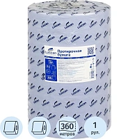 Бумага протирочная в рулоне Luscan Professional W1 1000 листов 36x37 см голубая 2-слойная