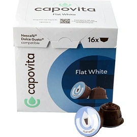 Кофе в капсулах для кофемашин Capovita Flat White (16 шт. в упаковке)
