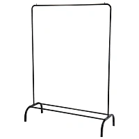 Вешалка для плечиков BOOMHOUSE (БУМХАУС) GR-001 (В1500xШ1100xГ400 мм), металл, черная, 701434