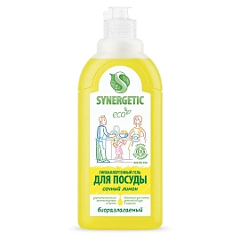 Средство для мытья посуды Synergetic Сочный лимон гель 0.5 л