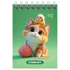 Блокнот А7 40л. на гребне BG "Микс