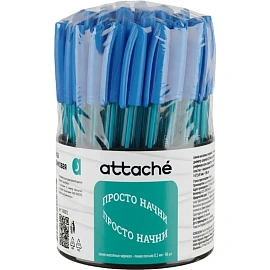 Ручка шариковая неавтоматическая Attache Target синяя (толщина линии 0.3 мм)