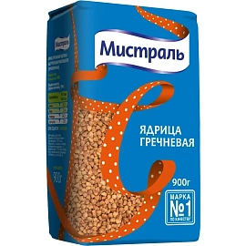 Гречка Ядрица Мистраль 900 г