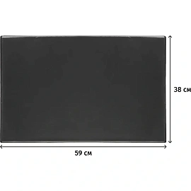 Коврик на стол Attache 590x380 мм чёрный