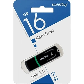 Флешка USB 2.0 16 ГБ SmartBuy Paean (SB16GBPN-K)