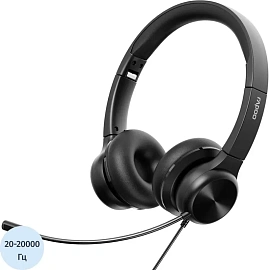 Гарнитура проводная Rapoo H180 (H180-BL)