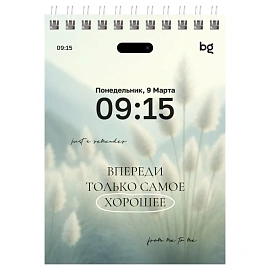 Блокнот А6 40л. на гребне BG "Важные напоминания
