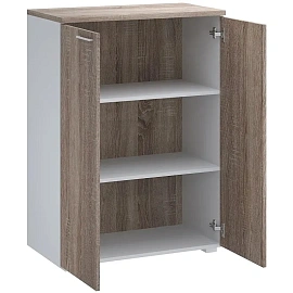 Стеллаж K-Loft 241H011 (дуб сонома тёмный/белый, 786х420х1080 мм)
