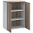 Стеллаж K-Loft 241H011 (дуб сонома тёмный/белый, 786х420х1080 мм) Фото 0