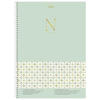 Тетрадь А4, 160 л., HATBER, спираль, клетка, обложка твердая, глянцевая, 4 разделителя, "Графика-N", 094234, 160Ттр4В1сп_355