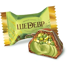 Конфеты Essen Шедевр с фисташкой и криспи 2 кг