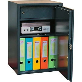 Шкаф металлический (архивный) для документов Klesto STL-63 (серый, 420х350х630 мм)