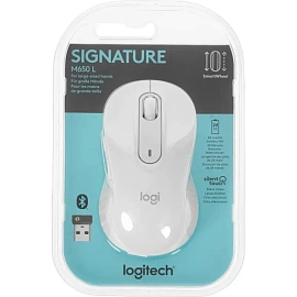 Мышь беспроводная Logitech Signature M650L белая (910-006238/910-006389)