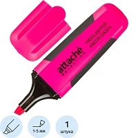 Текстовыделитель Attache Selection Neon Dash розовый (толщина линии 1-5 мм)