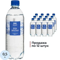 Вода питьевая Деловой Стандарт газированная 0.5 л