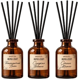 Набор ароматический Breesal Aroma Craft Пион/вишня/манго (3 диффузора по 28 мл)