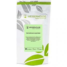 Чай листовой чёрный Weiserhouse Английская королева 100 г (роза, клубника, ежевика)