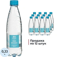 Вода питьевая Деловой Стандарт негазированная 0.33 л