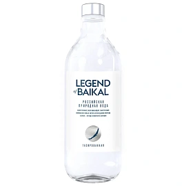 Вода питьевая LEGEND of BAIKAL газ., 0,5л стекло, 1884314, СБ