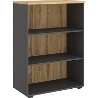 Стеллаж для документов Easy To Lead К-Loft 241H011 дуб натуральный/графит 786х420х1080 мм