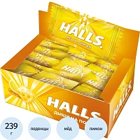 Карамель Halls мёд и лимон 239 г (90 штук в упаковке)