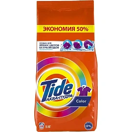Порошок стиральный автомат Tide Color Аквапудра 15 кг для цветного белья
