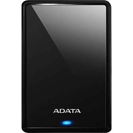 Внешний жёсткий диск HDD (накопитель) ADATA Slim HV620S 1 ТБ USB 3.0 (AHV620S-1TU31-CBK)