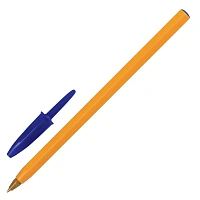 Ручки шариковые BIC "Orange Fine", НАБОР 8 шт., СИНИЕ, линия письма 0,3 мм, пакет, 919228/516351