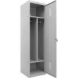 Шкаф для одежды металлический Комус Мебель ML-11-50D (серый, 500х500х1830 мм)