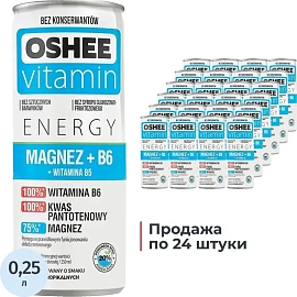 Напиток витаминизированный Oshee Vitamin Energy Magnesium+B6 0.25 л