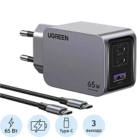 Сетевое зарядное устройство Ugreen X755 65 Вт (25871)