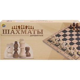 Настольная игра Шахматы деревянные 29x14.5 см