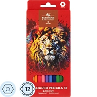 Карандаши цветные Koh-i-Noor Red lion шестигранные (3552)