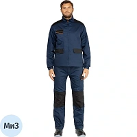 Куртка рабочая летняя мужская Delta Plus MACH1 Range синяя (размер 52-54, рост 172-180)