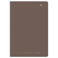 Записная книжка А5, 96л., BG "Смыслы", кожзам, клетка, мокко