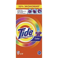 Порошок стиральный автомат Tide Color Аквапудра 12 кг для цветного белья