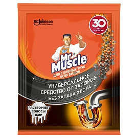 Средство для прочистки труб Мистер Мускул гранулы 70 г